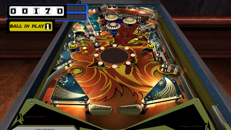 Wide-open playfield and a spinner in the middle. This table is insane.